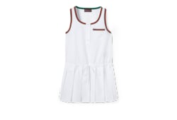 Kleid aus Baumwollpopeline mit Web