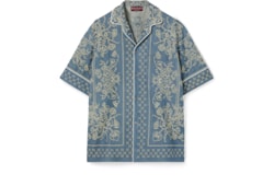 Hemd aus GG Denim-Jacquard mit Waschung