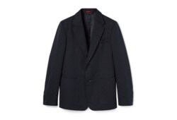 Veste en gabardine de coton à jacquard GG