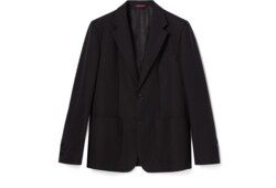 Single breasted cotton canvas jacket