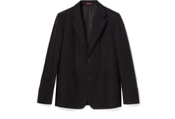 Veste à simple boutonnage en toile de coton