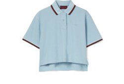 Polo in piquet di cotone con Web