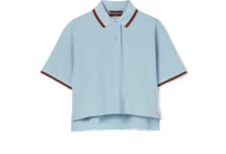 Poloshirt aus Baumwoll-Piqué mit Web