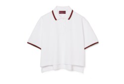 Cotton piquet polo shirt with Web
