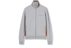 Cotton piquet double zip jacket