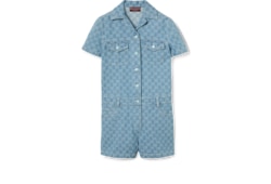 Combinaison en denim jacquard GG