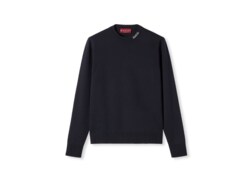 Jersey punto de algodón y seda con intarsia