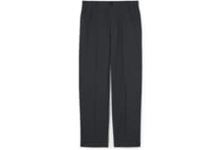 Pantalon en twill de laine avec broderie