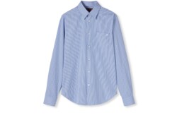 Chemise en popeline de coton avec broderie