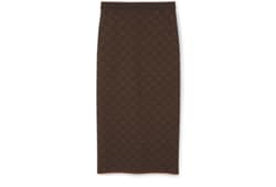 Stretch GG jacquard skirt
