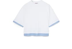 Soft jersey T-shirt with embroidery