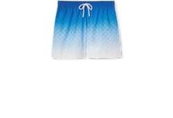 Printed technical poplin swim shorts