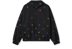 Giacca in cotone ripstop GG con cerniera