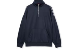 Sweat-shirt en jersey technique avec logo en relief