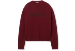 Pull en maille côtelée de laine et cachemire