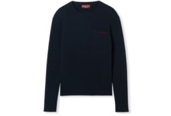 Pullover aus geripptem Woll-Kaschmirstrick