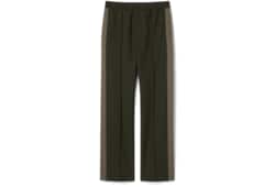 Pantalone in twill di lana con logo