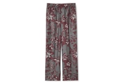 Hose aus Seidentwill mit Print