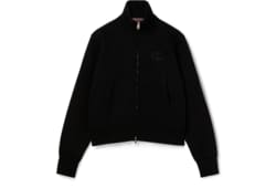 Sweat-shirt zippé en jersey de coton brossé