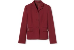 Chaqueta de crepé de seda y lana con tigre