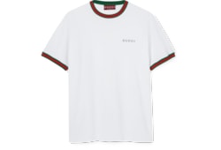 Cotton jersey T-shirt with embroidery