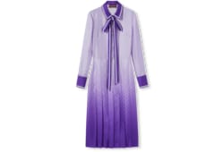 Robe en soie imprimée