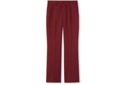 Pantalone in lana e seta con ricamo