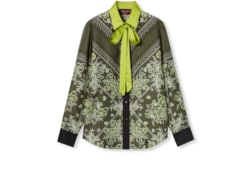 Bluse aus Seidentwill mit Print