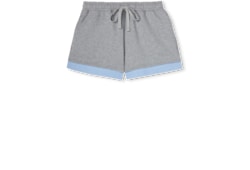 Shorts aus Baumwolljersey mit Stickerei