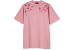 Camiseta de punto de algodón suave estampado