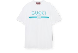 Soft cotton jersey T-shirt with print