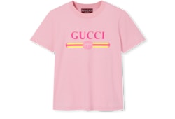 Camiseta de punto de algodón con estampado