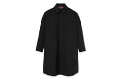 Chemise en popeline de coton avec broderie