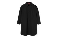 Cotton poplin shirt with embroidery