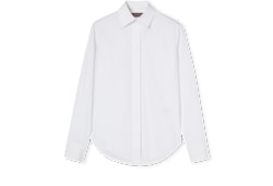 Camicia in popeline di cotone con ricamo