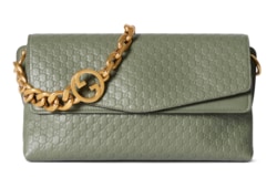 Medium shoulder bag with chain