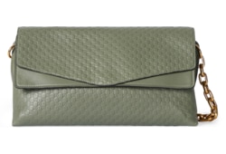 Large shoulder bag with chain