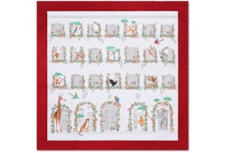 Printed silk twill carré