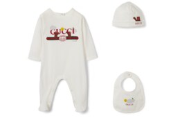 Set regalo neonato da tre pezzi in cotone