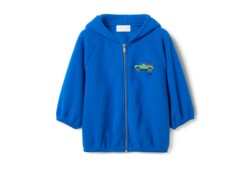 Chaqueta de felpa con cremallera para bebé