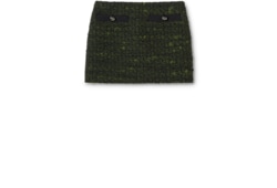 Wool bouclé skirt