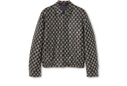 Embroidered wool tweed lamé jacket