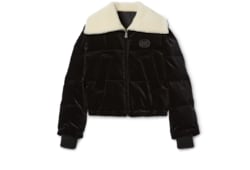 Blouson aviateur bouffant en velours de coton