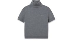 Fine wool turtleneck with embroidery