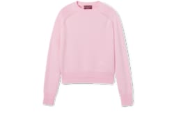 Wool cashmere sweater with embroidery