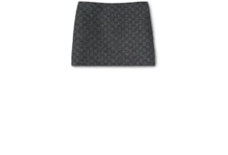 Gonna in tweed di lana GG boutonné