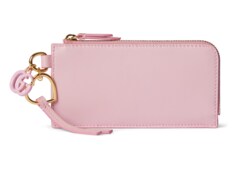 Card case with Double G charm