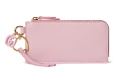 Porte-cartes avec breloque Double G