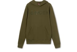 Cotton jersey sweatshirt with embroidery