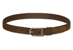 Ceinture réversible avec boucle arrondie